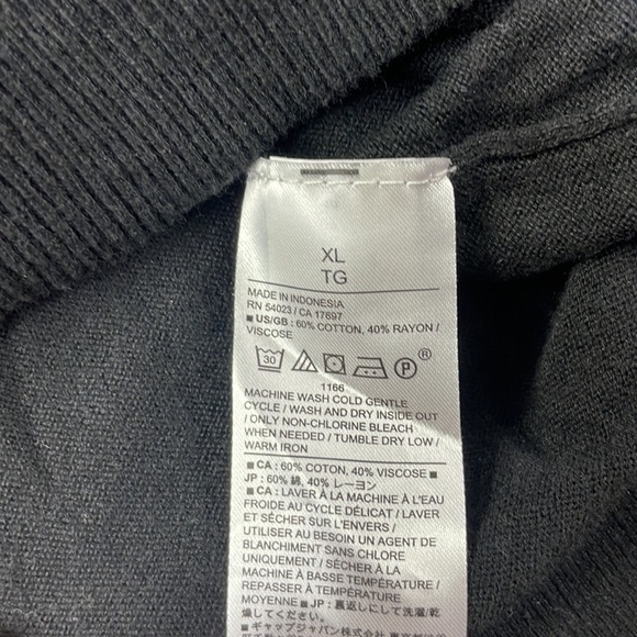 Banana Republic Factory Women’s Black Shirt Sleeve Forever Sweater, size XL - Picture 7 of 9